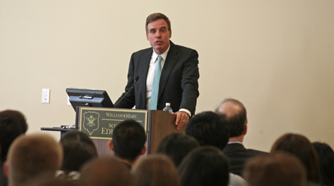 Warner speaks